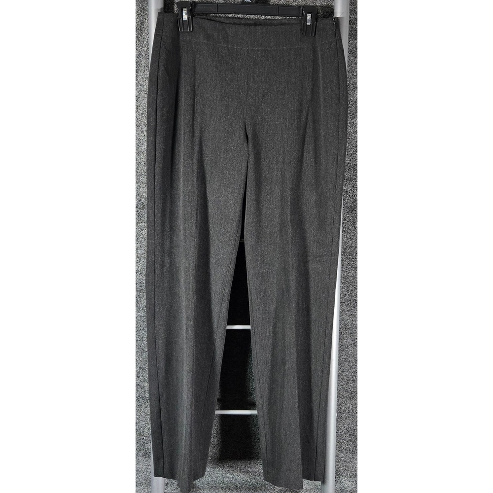 Talbots Heritage Gray Straight Leg Side Zip Dress Pants Size 6 28x30